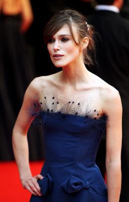 Keira Knightly on red carpet