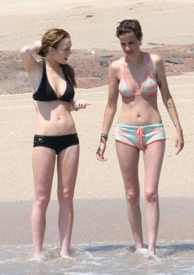 Lindsay Lohan in bikini