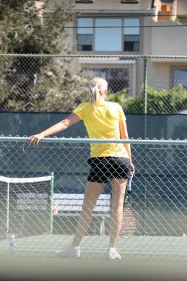 Maria Sharapova loves to train