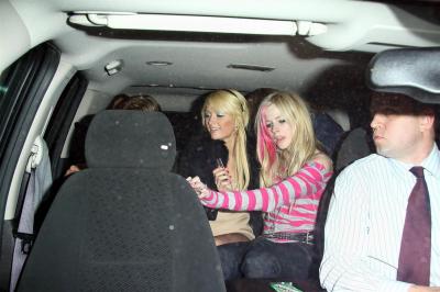 Paris Hilton Parties Avril Lavigne