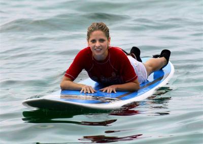 Sarah Michelle Gellar Surfing