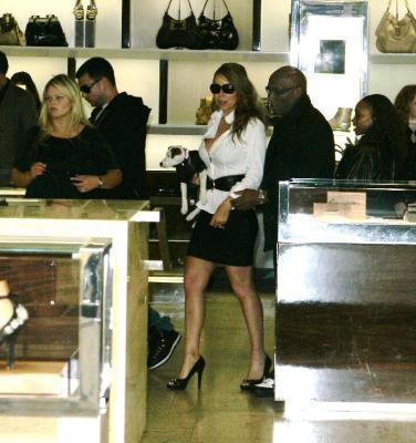 Mariah Carey shopping