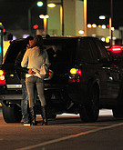 Alessandra Ambrosio making out with some dude