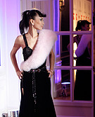 Bai Ling in black outfit