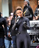 Beyonce Knowles performing