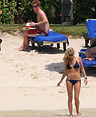 Chelsy Davy wearing bikini