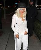 Christina Aguilera in white