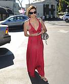 Eva Longoria in a red dress