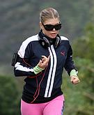 Fergie with Walkman