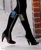 Lindsay Lohan in boots