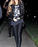 Lindsay Lohan in tights