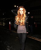 Lindsay Lohan leaving nightclub