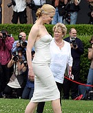 Nicole Kidman in bareback dress