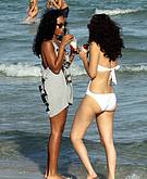 Solange Knowles enjoying beach time