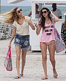 tn whitney port 13 Whitney Port has a girls day at the beach in Miami