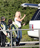 Pamela Anderson with kids