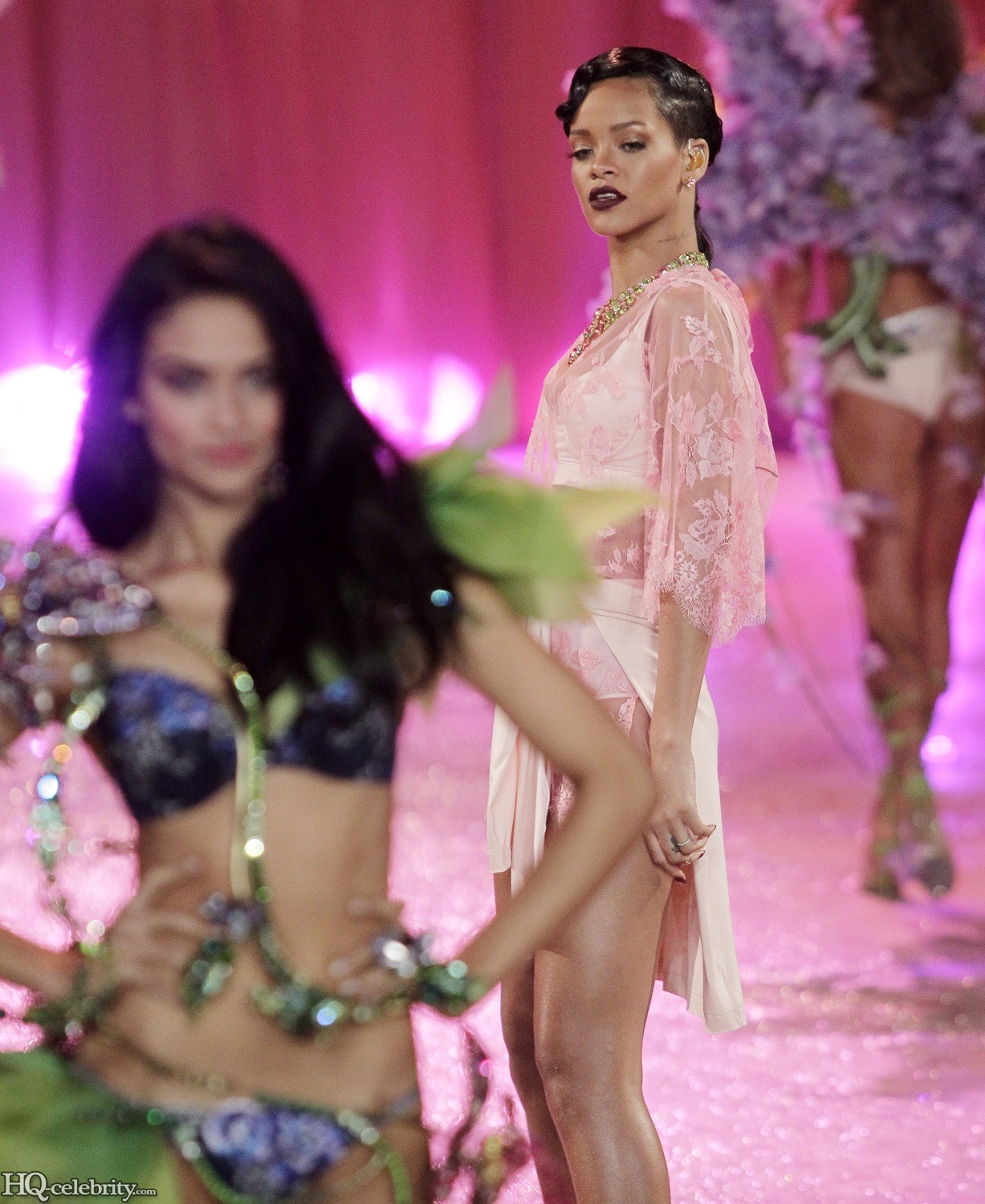 Rihanna performs at the Victoria's Secret Fashion Show.